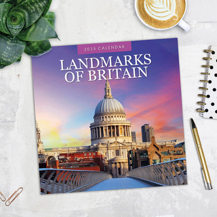 Red Robin Landmarks of Britain Kalender 2025