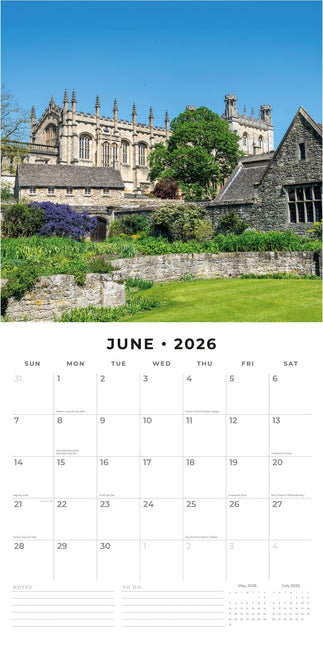 Red Robin Landmarks of Britain Kalender 2026