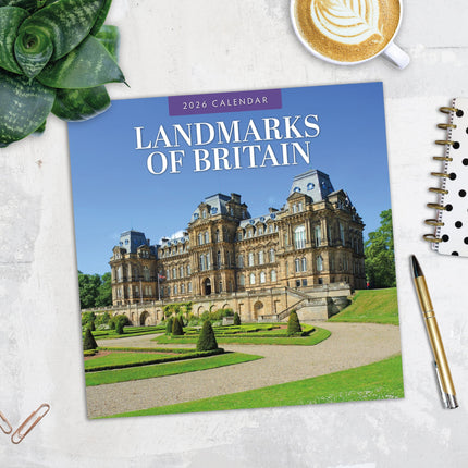 Red Robin Landmarks of Britain Kalender 2026