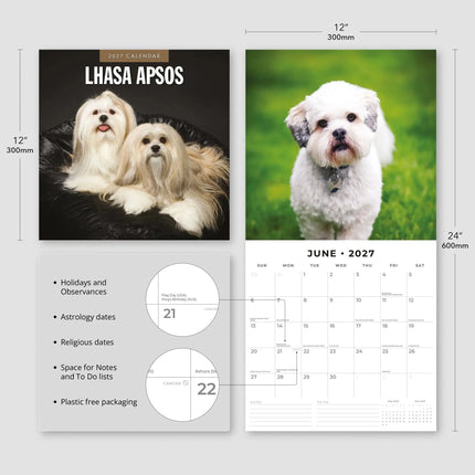 Red Robin Lhasa Apso Kalender 2027