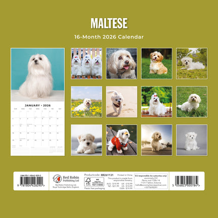 Red Robin Maltezer Kalender 2026