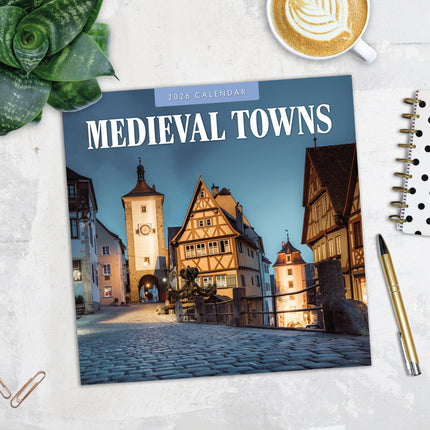 Red Robin Medieval Towns Kalender 2026