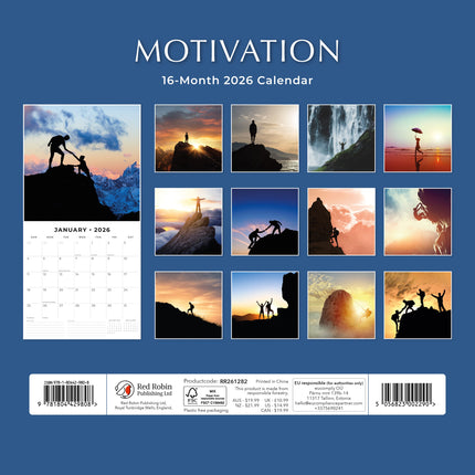 Red Robin Motivation Kalender 2026