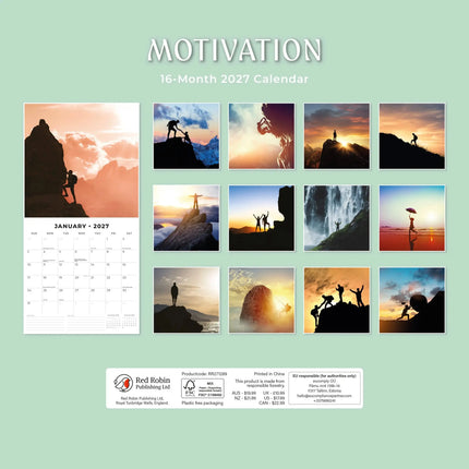 Red Robin Motivation Kalender 2027