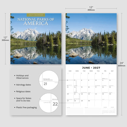Red Robin National Parks of America Kalender 2027
