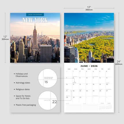 Red Robin New York Kalender 2026