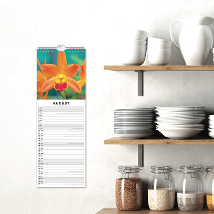 Red Robin Orchideeën Slimline Kalender 2026