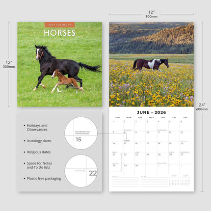 Red Robin Paarden Kalender 2026