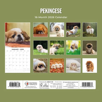 Red Robin Pekingees Kalender 2026