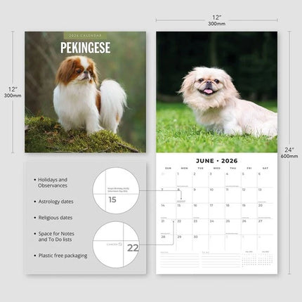 Red Robin Pekingees Kalender 2026