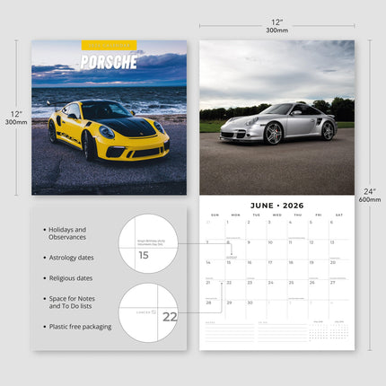 Red Robin Porsche Kalender 2026