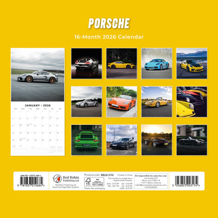 Red Robin Porsche Kalender 2026