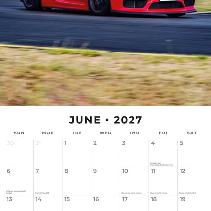 Red Robin Porsche Kalender 2027