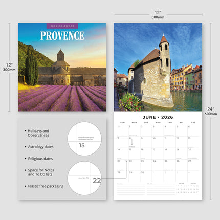 Red Robin Provence Kalender 2026