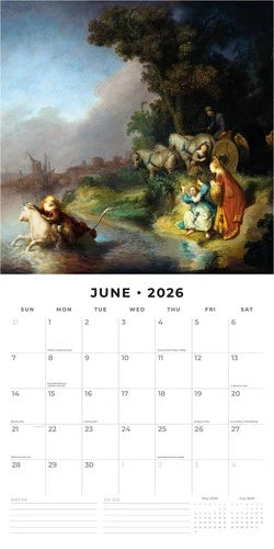 Red Robin Rembrandt Kalender 2026