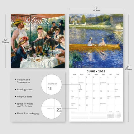 Red Robin Renoir Kalender 2026