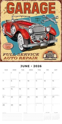 Red Robin Retro Kalender 2026