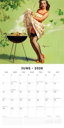 Red Robin Retro Pin-ups Kalender 2026