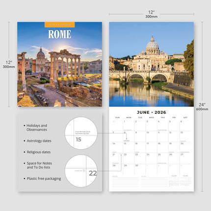 Red Robin Rome Kalender 2026
