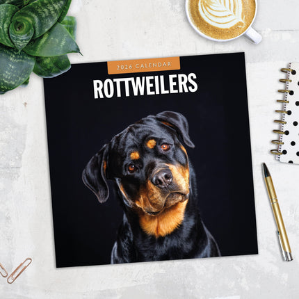 Red Robin Rottweiler Kalender 2026