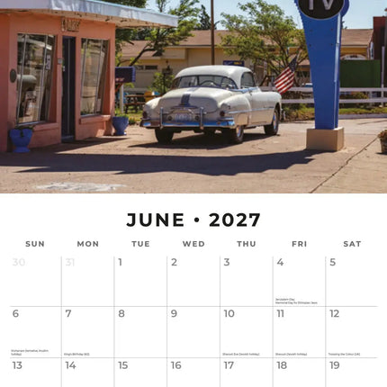 Red Robin Route 66 Kalender 2027