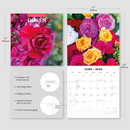 Red Robin Rozen Kalender 2026