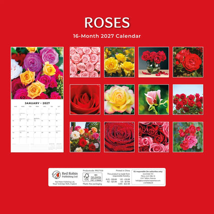 Red Robin Rozen Kalender 2027