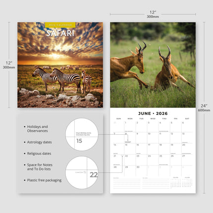 Red Robin Safari Kalender 2026