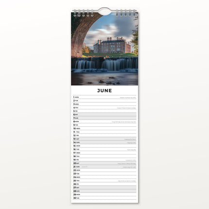 Red Robin Schotland Slimline Kalender 2026