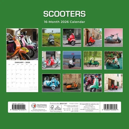 Red Robin Scooters Kalender 2026