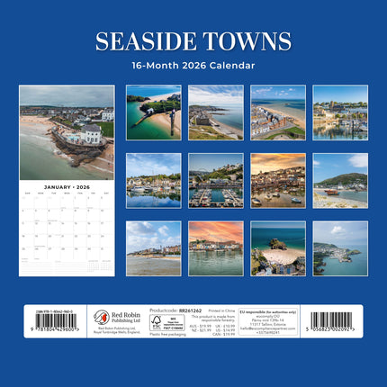 Red Robin Seaside Towns Kalender 2026