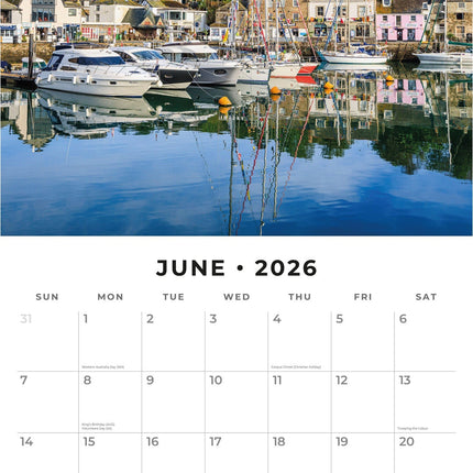 Red Robin Seaside Towns Kalender 2026