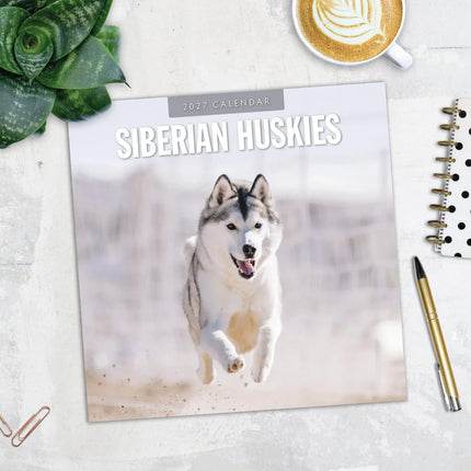 Red Robin Siberian Husky Kalender 2027