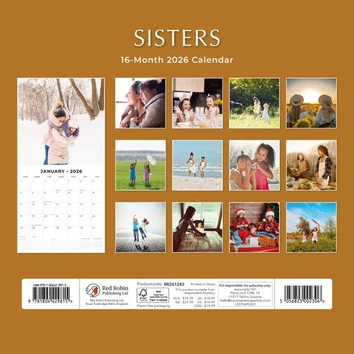 Red Robin Sisters Kalender 2026