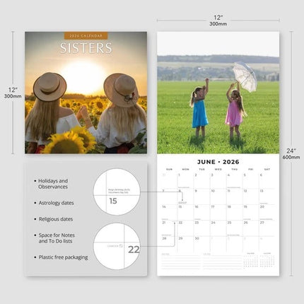 Red Robin Sisters Kalender 2026