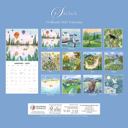 Red Robin Skylark - Campervan Kalender 2027
