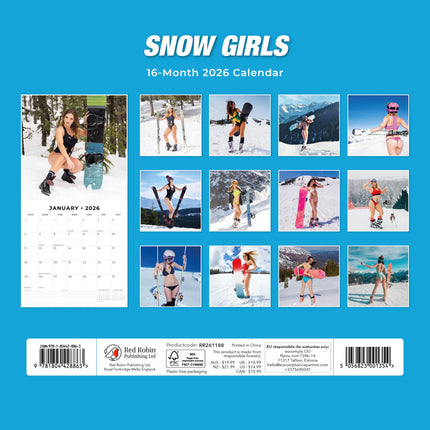 Red Robin Snow Girls Kalender 2026