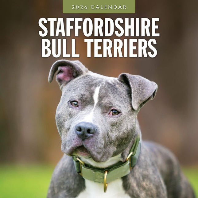 Red Robin Staffordshire Bull Terrier Kalender 2026
