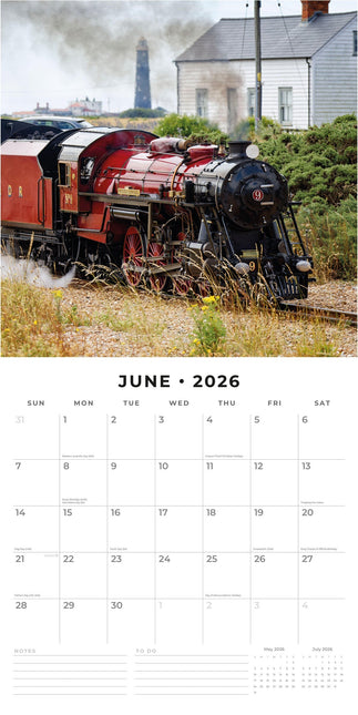 Red Robin Steam Trains Kalender 2026