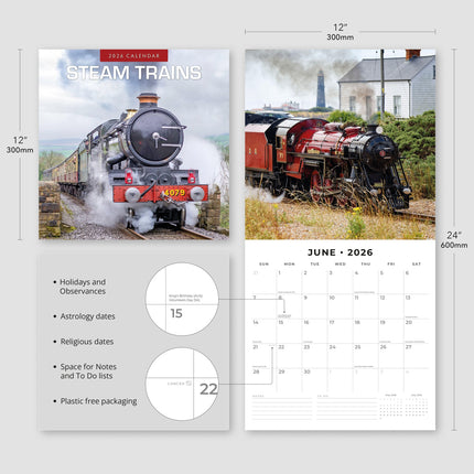 Red Robin Steam Trains Kalender 2026