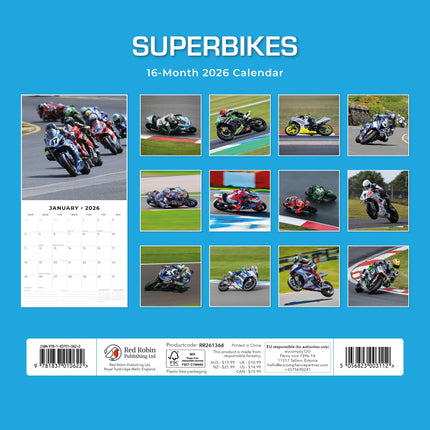 Red Robin Superbikes Kalender 2026