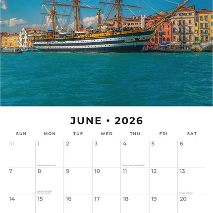 Red Robin Tall Ships Kalender 2026