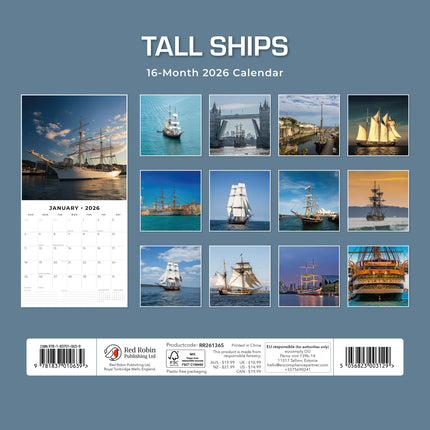 Red Robin Tall Ships Kalender 2026