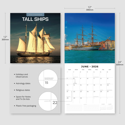 Red Robin Tall Ships Kalender 2026