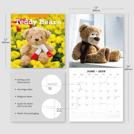 Red Robin Teddy Bears Kalender 2027