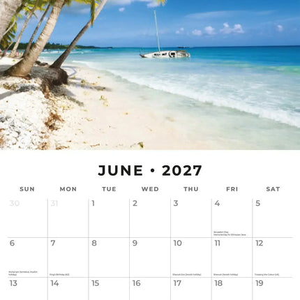 Red Robin The Caribbean Kalender 2027