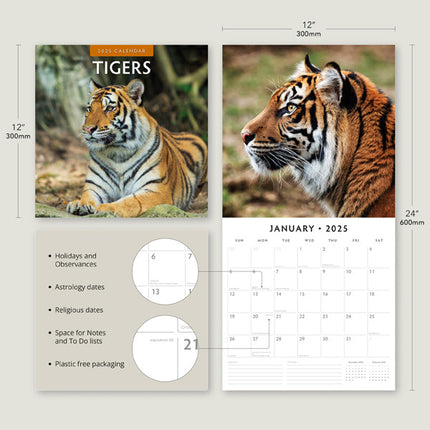 Red Robin Tijger Kalender 2025