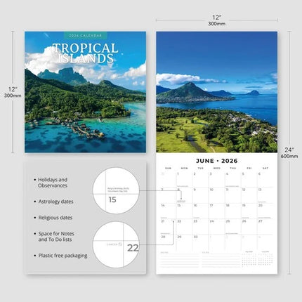 Red Robin Tropical Islands Kalender 2026