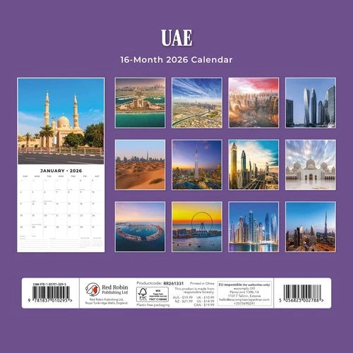 Red Robin UAE Kalender 2026
