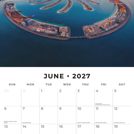Red Robin UAE Kalender 2027